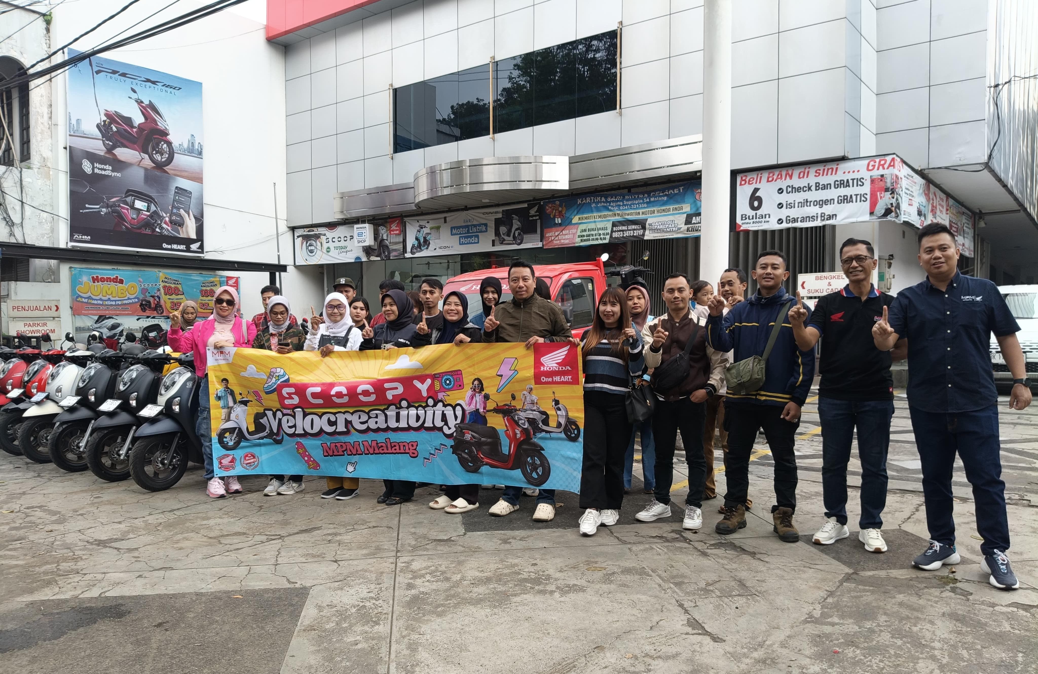 Scoopy Velocreativity Hadir di Malang, Ajak Anak Muda Tampil Gaya, Kreatif, dan #Cari_Aman