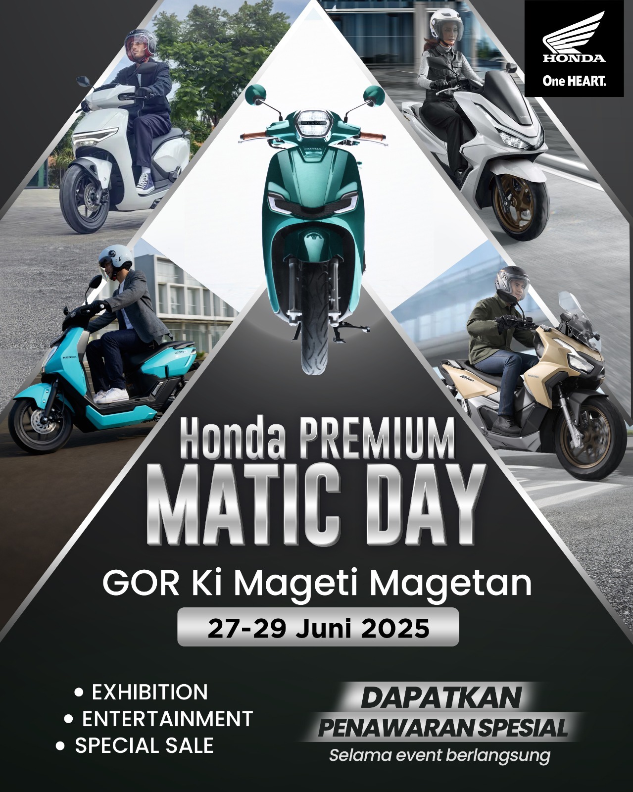 Skutik Premium Honda Hadir di Magetan, Catat Tanggalnya dan Jadilah Bagian dari Keseruannya!